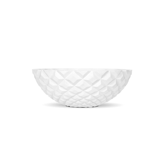 Capi Planter Bowl Lux Heraldry White Veligaa Hardware