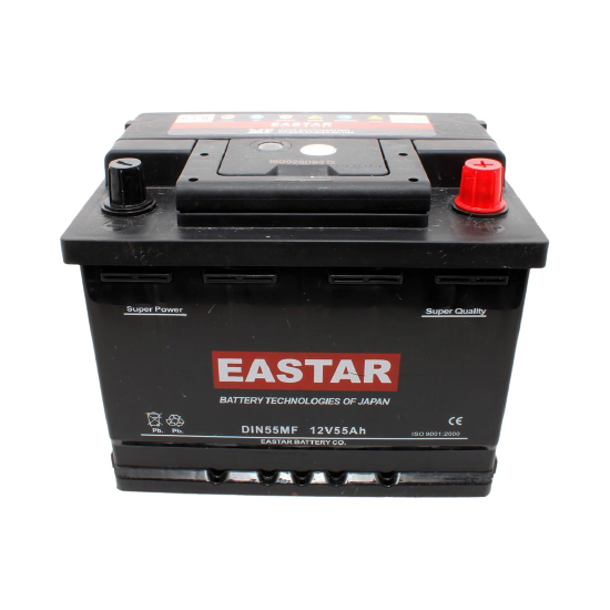 EASTAR MAINTENANCE FREE BATTERY 12V 55AH (DIN55) - Veligaa Hardware