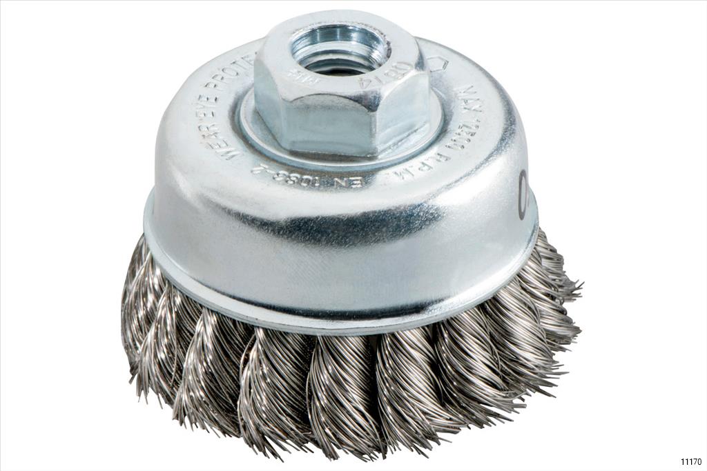 Steel Wire Cup Brush 65mm x M14 - Wire Brushes from