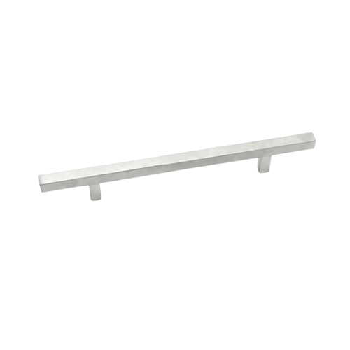 CUPBOARD HANDLE SS SQUARE D TYPE 2004/624-224 SN (224MM) - Veligaa Hardware