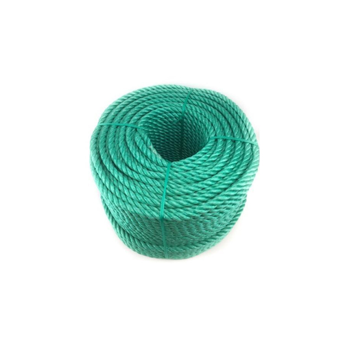 Rope King HBP-141000Y Hollow Braided Poly Rope - Yellow - 1/4 inch x 1,000 Feet