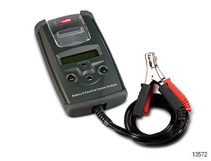 digital battery tester with printer