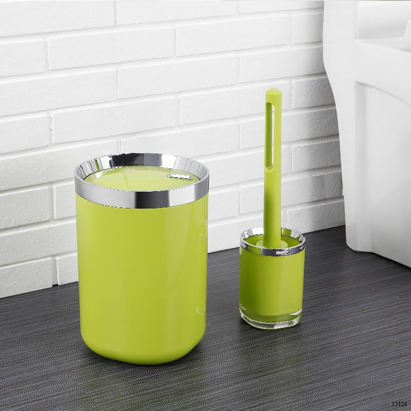 Lime green shop toilet brush