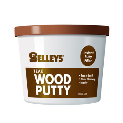 V-TECH] Wood Filler Water Based Putty 500g Brown