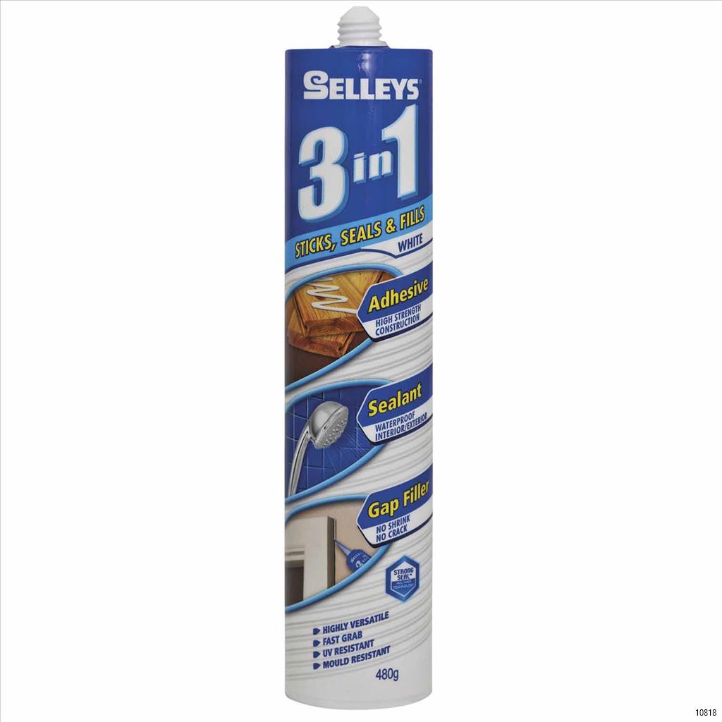 Selleys 3 in 1 Adhesive, Sealant and Gap Filler