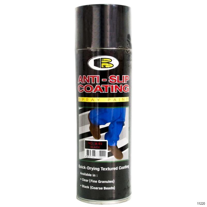 PINTURA BOSNY A01 ANTI SLIP ( ANTIDESLIZANTE ) CLEAR SPRAY 600 ML