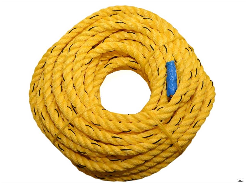 Colored nylon clearance rope