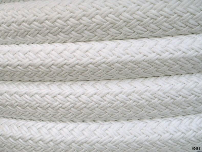 Cotton Rope COBRAID ø6mm by the metre creamy-white 16-strand Braided by  Kanirope®