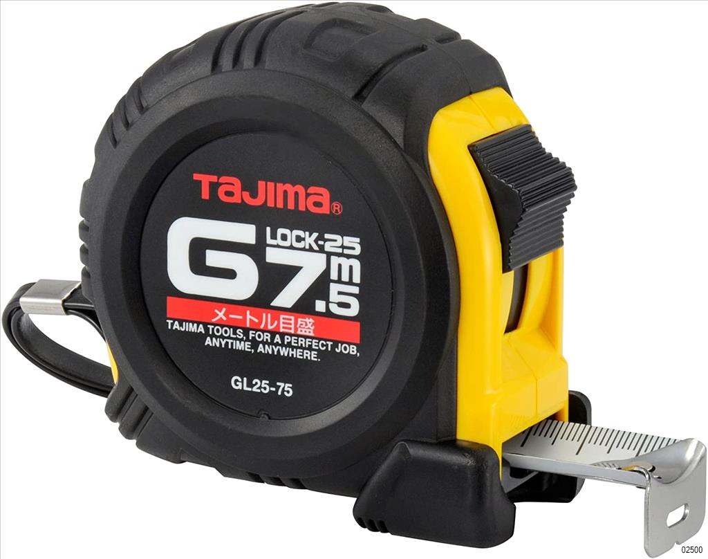 TAJIMA MEASURING TAPE G-LOCK 7.5M - Veligaa Hardware