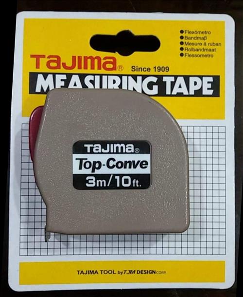 TAJIMA MEASURING TAPE TOP-CONVE 3M - Veligaa Hardware